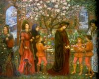 Marie Spartali Stillman - The Enchanted Garden of Messer Ansaldo